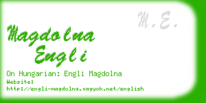 magdolna engli business card